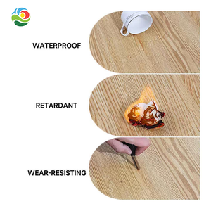 Plancher en <span class=keywords><strong>PVC</strong></span> moderne 4MM SPC à verrouillage, résistant à l'humidité, antidérapant, résistant à l'usure, en plastique, grand format pour chambre à coucher, salon, stock disponible - Product Image 6