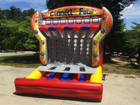 Jeu de basket gonflable Moonwalk Commercial Connect 4, jeux gonflables pour enfants