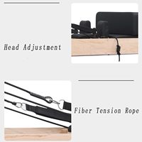 Portable Bois D'érable Pilates Réformateur Machine Professionnel Gym À Domicile Yoga Équipement Corps Shaper