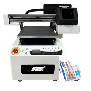 Imprimante UV <span class=keywords><strong>à</strong></span> plat Santos avec carte Hoson 40x50cm, machine d'impression UV DTF pour étiquettes <span class=keywords><strong>en</strong></span> cristal, pour bouteilles <span class=keywords><strong>en</strong></span> verre et impression rotative cylindrique - Product Image 1