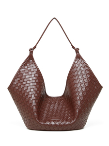 Borsa di grande capacità in pelle di Jialing modello di vacchetta tessuto di classe da donna all'ingrosso contattarci per il <span class=keywords><strong>catalogo</strong></span> 5A - Product Image 5