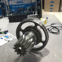 Mini pignon à crémaillère conique personnalisé en laiton de précision en acier inoxydable usiné CNC pour le forage et le brochage de robots
