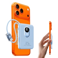 Nouveautés 2026 Mini Power Bank 5000 mAh Chargeur de Téléphone Portable Portable Charge Rapide Magnétique Sans Fil Power Banks Station d'Alimentation