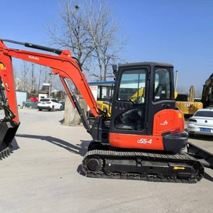 Excavadora Usada Kubota U55 de 5.5 Toneladas, Original de Japón, a Bajo Precio, Mini Excavadora Usada, Maquinaria de Construcción Kubota 55 en Venta - Product Image 4