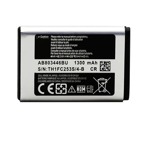 Batería de Iones de Litio de Alta Calidad para Teléfono Resistente Samsung AB803446BU 1300mAh Xcover 271 GT B2710 CE RoHS Venta al por Mayor - Product Image 1