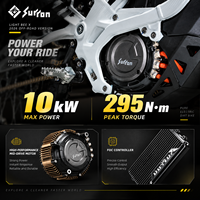 NOUVEAU 2026 Surron Light Bee X Blanc Moto Électrique 10000W 295N.m 72V 35Ah Moto Tout-Terrain pour Adultes