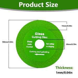 Lame de scie diamantée HSS personnalisable 100 mm 108T, qualité bricolage, pour découpe de béton, lame de scie murale, meuleuse d'angle, OEM pris en charge, haute performance - Product Image 3