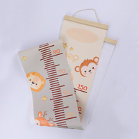 Tableau de croissance en toile personnalisé sur le thème des animaux pour la décoration de la chambre de bébé ou le cadeau de douche jouet éducatif de style ferme