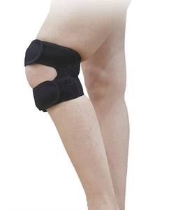 Genouillère à logo personnalisable, souple et réglable, avec sangle de soutien du tendon rotulien, pour le soulagement de la douleur au genou, pour hommes et femmes - Product Image 3