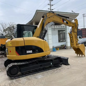รถขุดตีนตะขาบขนาดเล็ก Caterpillar CAT 308D มือสอง ระบบไฮดรอลิกเดิม 8 ตัน เครื่องขุดขนาดเล็กสำหรับงานก่อสร้าง - Product Image 2