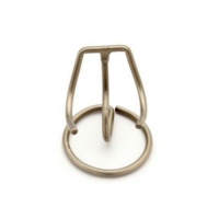 Plaque personnalisée en laiton avec chaîne, porte-nom pour crème, Plaque décorative solide en métal attrape-yeux