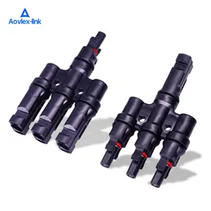 1 to 3 T Type 4 adapters IP67 Waterproof T PV Branch Male Female Parallel Connection Between Solar Panels