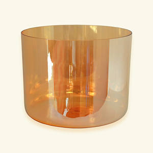 HF Citrine Gemstone Fusion temizle kuvars kristal şarkı söyleyen kase - Product Image 2