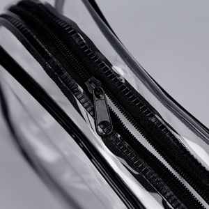 Bolsas de Viaje Transparentes de PVC con Cierre y Logotipo Personalizado, Bolsa de Maquillaje, Bolsa de Cosméticos, Bolsa de Embalaje con Cierre para Bikini - Product Image 5