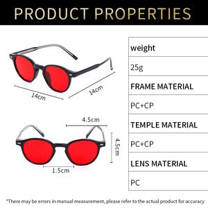 LMA 8631 Venta caliente 80% Anti luz azul de alta calidad hombre gafas TR90 + CP amarillo rojo naranja lentes mujeres gafas de sol clásicas - Product Image 5