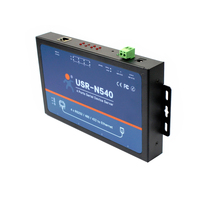 Convertisseur Série vers IP Industriel USR-N540 4 Ports RS232 RS485 RS422 Modbus vers Réseau Ethernet RJ45 TCP IP UDP