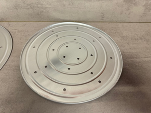 Barquettes à <span class=keywords><strong>pizza</strong></span> pour distributeur automatique, moules à <span class=keywords><strong>pizza</strong></span>, barquettes de service plates pour distributeur automatique de <span class=keywords><strong>pizza</strong></span>, conteneurs en aluminium personnalisés pour aliments - Product Image 4