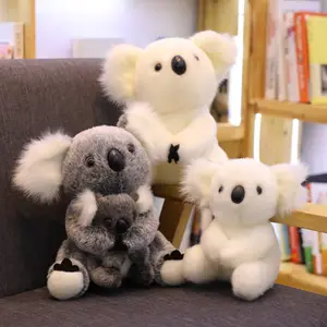 Urso de pelúcia personalizado, urso de pelúcia simulado de alta qualidade, brinquedo macio de coala