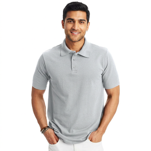 Polo de Corte Cómodo para Hombre, Transpirable, de Secado Rápido, Antiarrugas, Antibolitas, Antiencogimiento, Ecológico - Product Image 1
