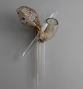 Led Brass Modern Glass Wall Sconce Fitting Bracket Light Indoor Cristal Murano Glass Wall <strong>Lamp</strong> - Product Image 5