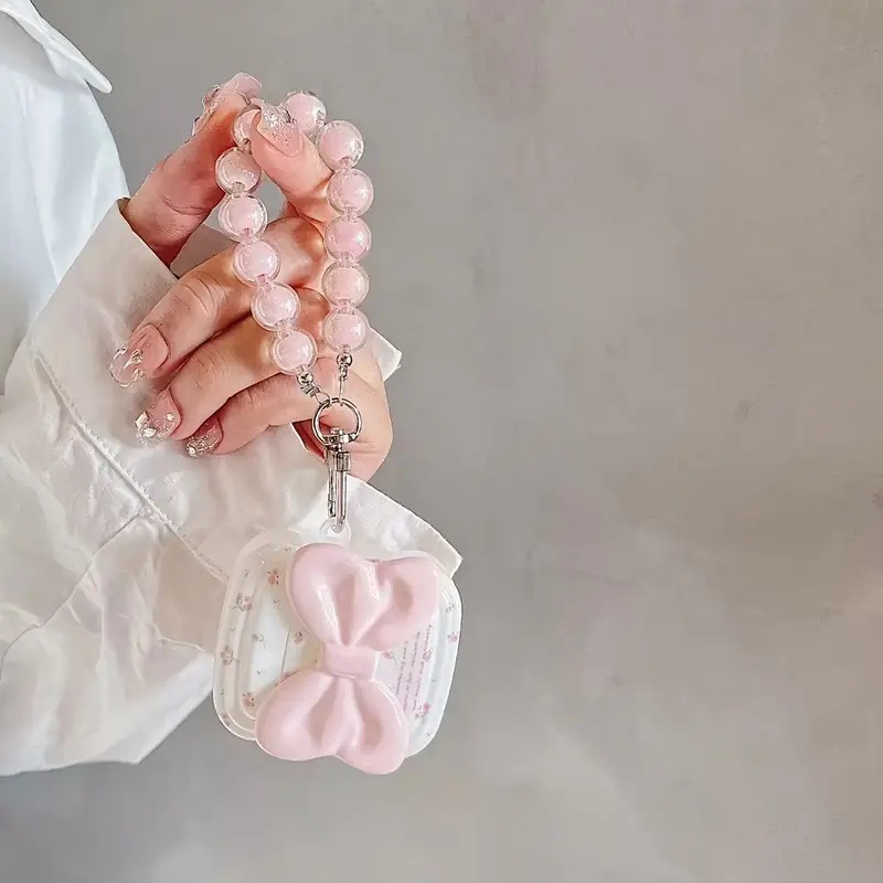 Floral Bow Pearl Pendant