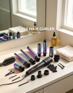Accesorios <span class=keywords><strong>para</strong></span> Rizar el <span class=keywords><strong>Cabello</strong></span> Eléctricos de <span class=keywords><strong>la</strong></span> <span class=keywords><strong>Mejor</strong></span> Calidad, Rizador de <span class=keywords><strong>Cabello</strong></span> de 360 Grados, 5 Piezas, <span class=keywords><strong>para</strong></span> Uso Doméstico y Hotelero, con 1 Año de Garantía - Product Image 5