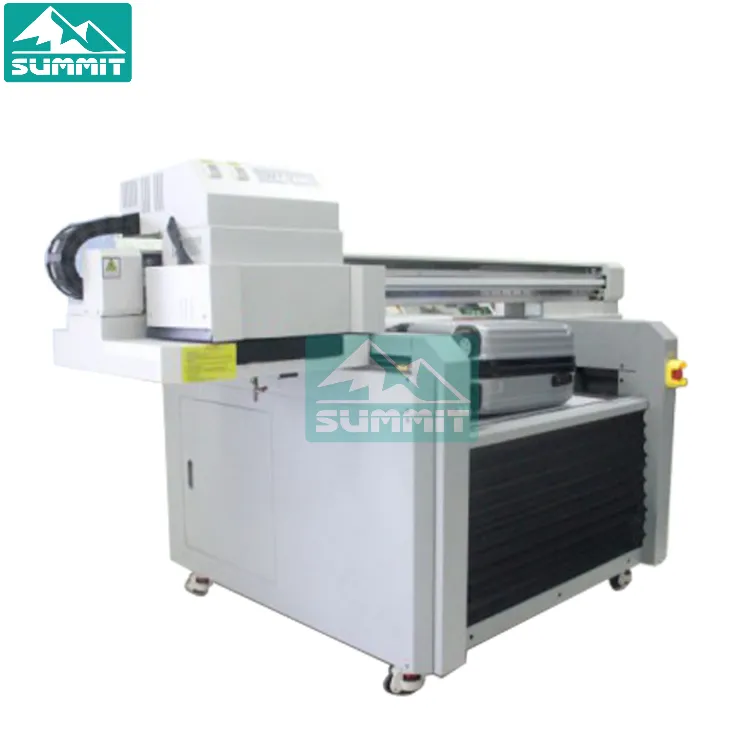 Impressora uv lisa FY-9060T com impressora industrial usando tinta curável uv