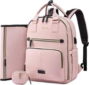 Muestra Gratuita, Fabricante, Personalizado, Alta Calidad, Vegano, Piel Sintética de PU, Bolsa de Pañales para Bebé, Mochila de Viaje para Mamá - Product Image 1