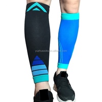 Chaussettes de compression pour jambe de sport à manchon de mollet en nylon personnalisé