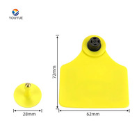 Identification des bovins, porcs, moutons Nouvelles conditions ISO11784/11785 Fréquence de la puce FDX-B 134.2KHZ Étiquette d'oreille RFID