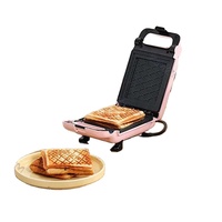 Machine à gaufres électriques 600W pour le petit-déjeuner à domicile, machine à gaufres, four à gâteaux aux œufs avec chauffage rapide double face 220V