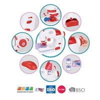 Machine à coudre jouet pour enfants, kit de couture électrique pour jeu d'imitation, cadeau pour fille, jouet éducatif de bricolage pour jeu de rôle