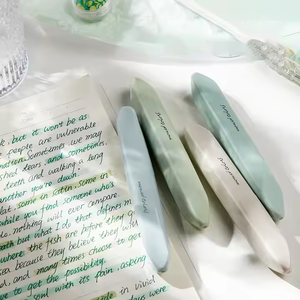 4 حزم للطلاب لون نقي علامة الكلمة الأساسية شكل أحمر الشفاه - Product Image 6