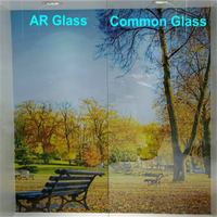 Feuille de verre anti-reflet AR à épaisseur personnalisée, verre AR pour éclairage LED, écran tactile, équipement de machine