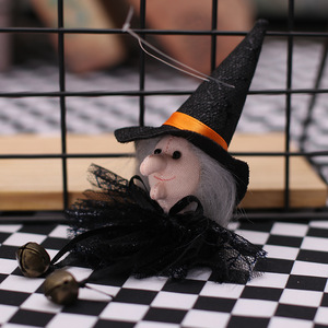 Fournitures de décoration d'Halloween : Pendentif de poupée fantôme, citrouille, sorcière pour la fête des Morts - Product Image 4