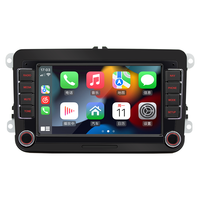 Autoradio Android 12 7'' pour Volkswagen, CarPlay sans fil, Android Auto, navigation GPS, WiFi, 49 thèmes UI, radio FM RDS, écran tactile