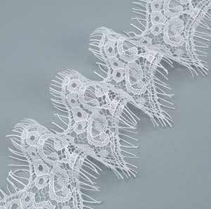 قماش دانتيل للرموش محبوك ناعم, قماش دانتيل للرموش محبوك ناعم ، ملابس داخلية 100% من النايلون ، دانتيل بشرابة متينة - Product Image 3