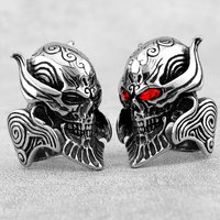 Cincin Baja Tahan Karat 316L Grosir Tahan Air Anti Luntur Vintage Punk Gothic Perhiasan Fashion Hewan Hadiah Pesta