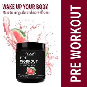 Oem Beta alanine + citrulline malate Pre Workout bột dưa hấu có hương vị cho người lớn nam giới và phụ nữ - Product Image 4