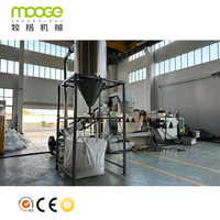 Ligne de production de granulation de plastique à double étage PE PP LDPE HDPE LLDPE avec moteur PLC pour la fabrication de granulés à partir de déchets plastiques