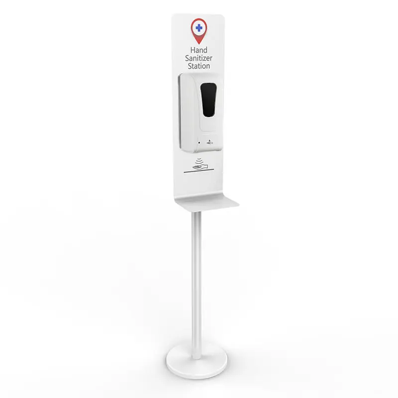 Automatic advertising touchless poster station hand sanitizer dispenser stands