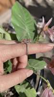 Bague de fiançailles en argent sterling 925 de qualité supérieure avec pierre rose taille marquise, bande torsadée, bague de promesse pour femme, design élégant