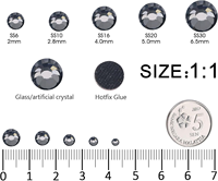 OLeeya Factory Wholesale Large Package Hot Fix Rhinestone SS16 Crystal AB Machine Cut DMC Hot Fix Stone for Garment Accessory
