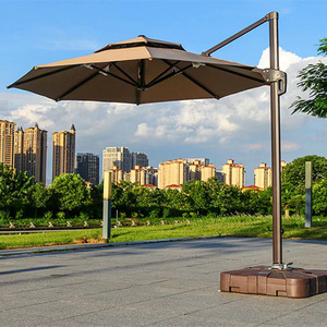 Payung Patio Besar untuk Luar Ruangan dengan Tiang Samping, Alas Air, Gaya Payung Romawi dari Aluminium untuk Taman Restoran - Product Image 6