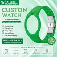 Neues Maßgefertigtes Edelstahl-Silikon-Gummi Biokeramik-Metall-Uhrenarmband für AP X Swatch AP Royal Pop Uhrenarmbänder