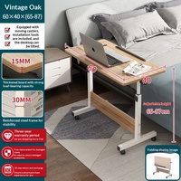 Mesa Auxiliar Simple para Portátil, Mesa de Comedor Rectangular Plegable, Escritorio de Esquina Moderno y Lujoso para Oficina en Casa, para Trabajar con Computadora o Estudiar