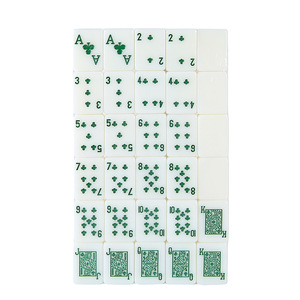 Mini Jade-like Travel <b>Mahjong</b> <b>Set</b> 120Pcs Poker Style <b>Mahjong</b> for Singapore Malaysia Latin Export - Product Image 4