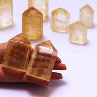 Gros arc-en-ciel sculptures naturelles guérison clair petite taille orange miel citrine cristaux point feng shui sphères quartz
