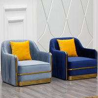 Nouvel Ensemble de Canapés Italiens de Luxe en Velours Gris de Haute Qualité, Canapé 3 Places Doré, Mobilier de Salon Moderne, Ensemble de Canapés 3+2+1