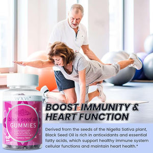 Professional Supplements Organic <b>Black</b> <b>Seed</b> Oil Gummy Vegan <b>Black</b> Cumin <b>Seed</b> <b>Gummies</b> Immune Digestive Support Gummy Candy - Product Image 6